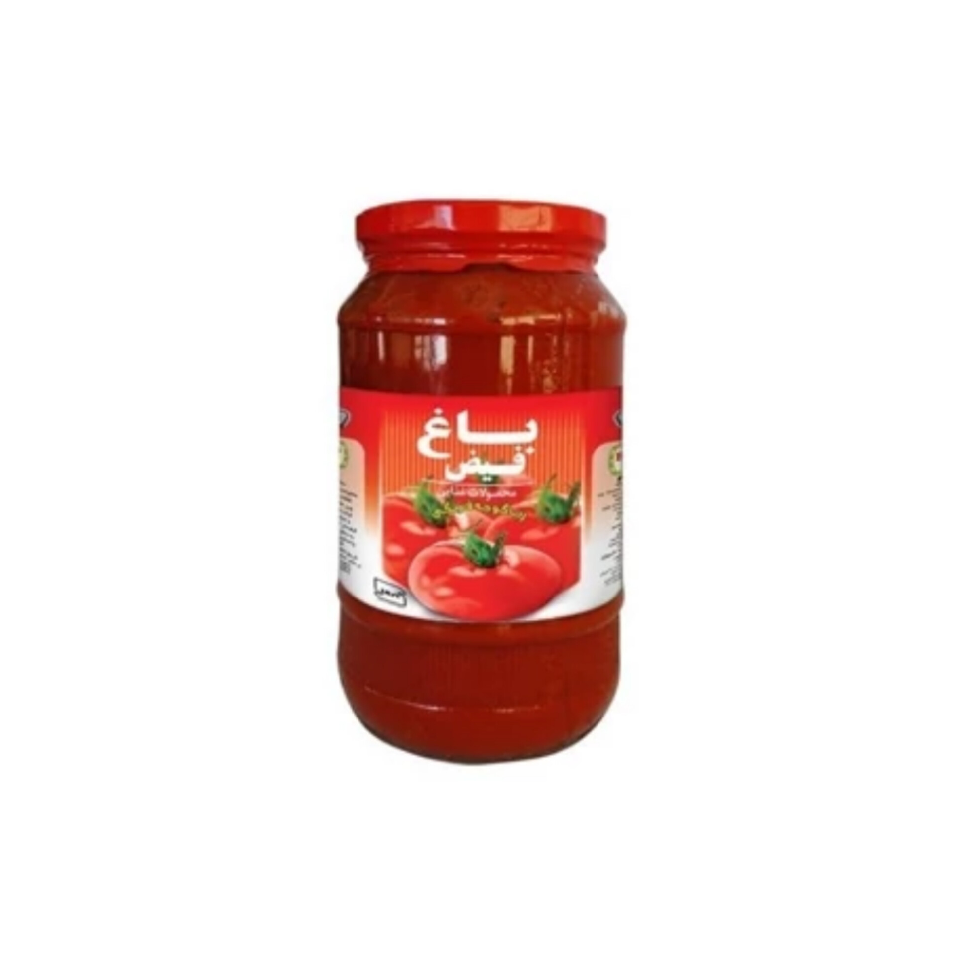 فروش عالی و عمده رب گوجه فرنگی باغ فیض شیشه‌ای مستقیم از کارخانه