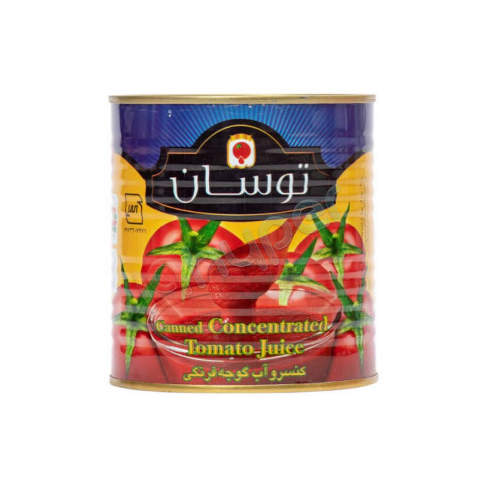 خرید عمده رب گوجه فرنگی توسان قوطی ۸۰۰ گرمی کیفیت ارگانیک