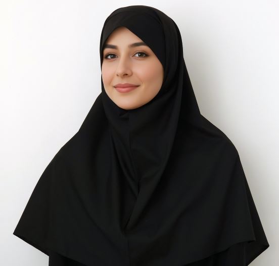 تصویر 4 از مقنعه نخی بلند با پارچه طبیعی و حس راحتی در استفاده مداوم