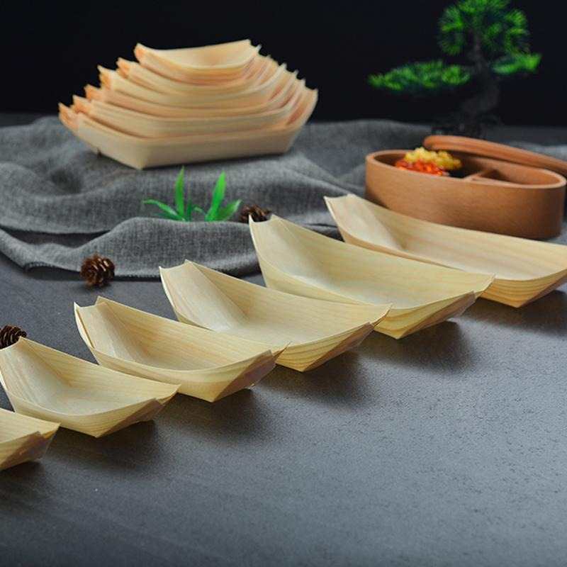 ظروف یکبار مصرف چوبی با قالب‌گیری دقیق و فرم یکدست