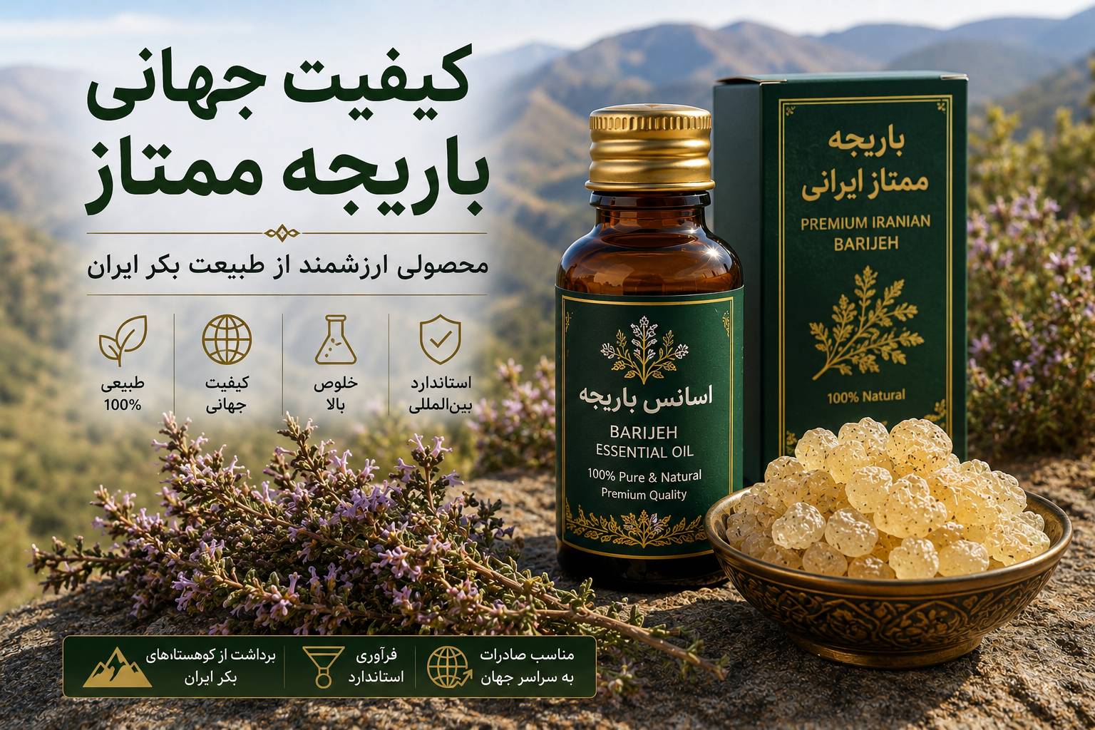 کیفیت جهانی باریجه ممتاز