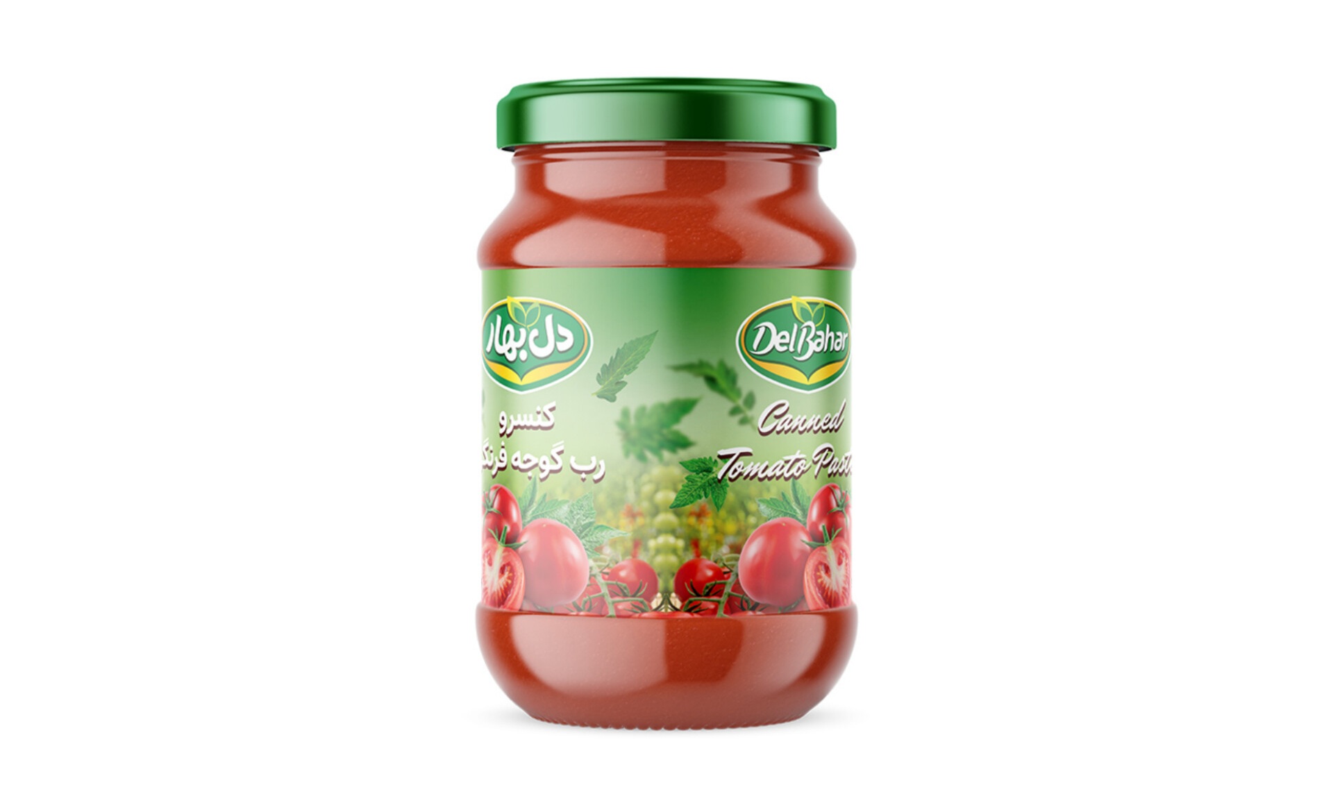 فروش مستقیم رب گوجه فرنگی دل بهار شیشه‌ای صادراتی