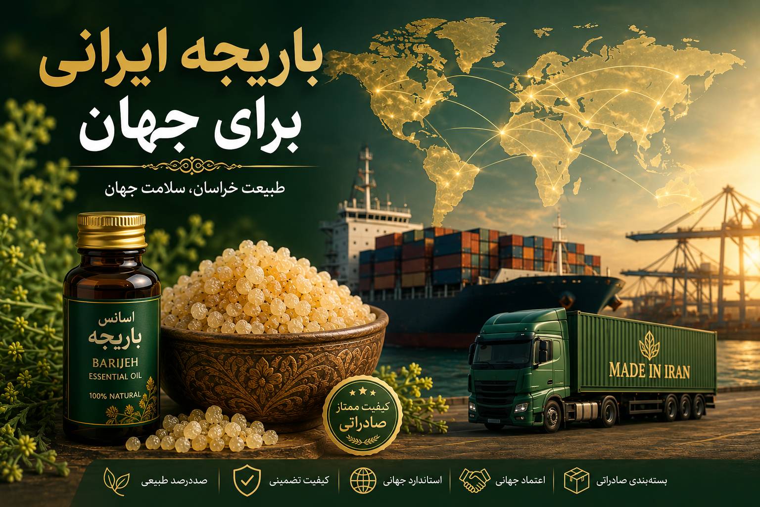 باریجه ایرانی برای جهان