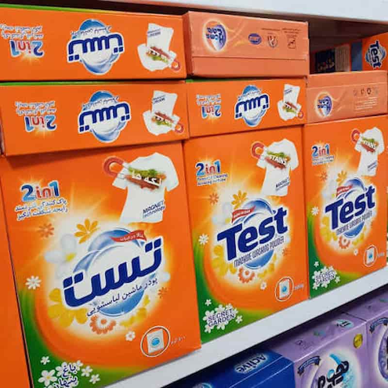 پودر لباسشویی دستی تست انتخابی اقتصادی برای شستشوی روزانه