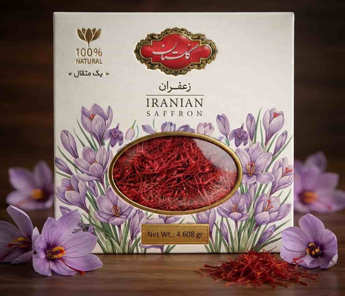 زعفران گلستان ممتاز با رشته های سالم و خالص