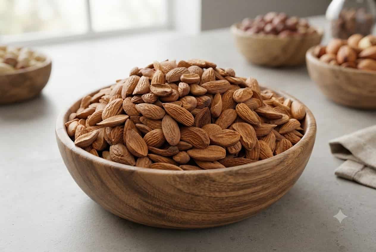 مغز بادام مامایی درجه یک با دانه های یکدست