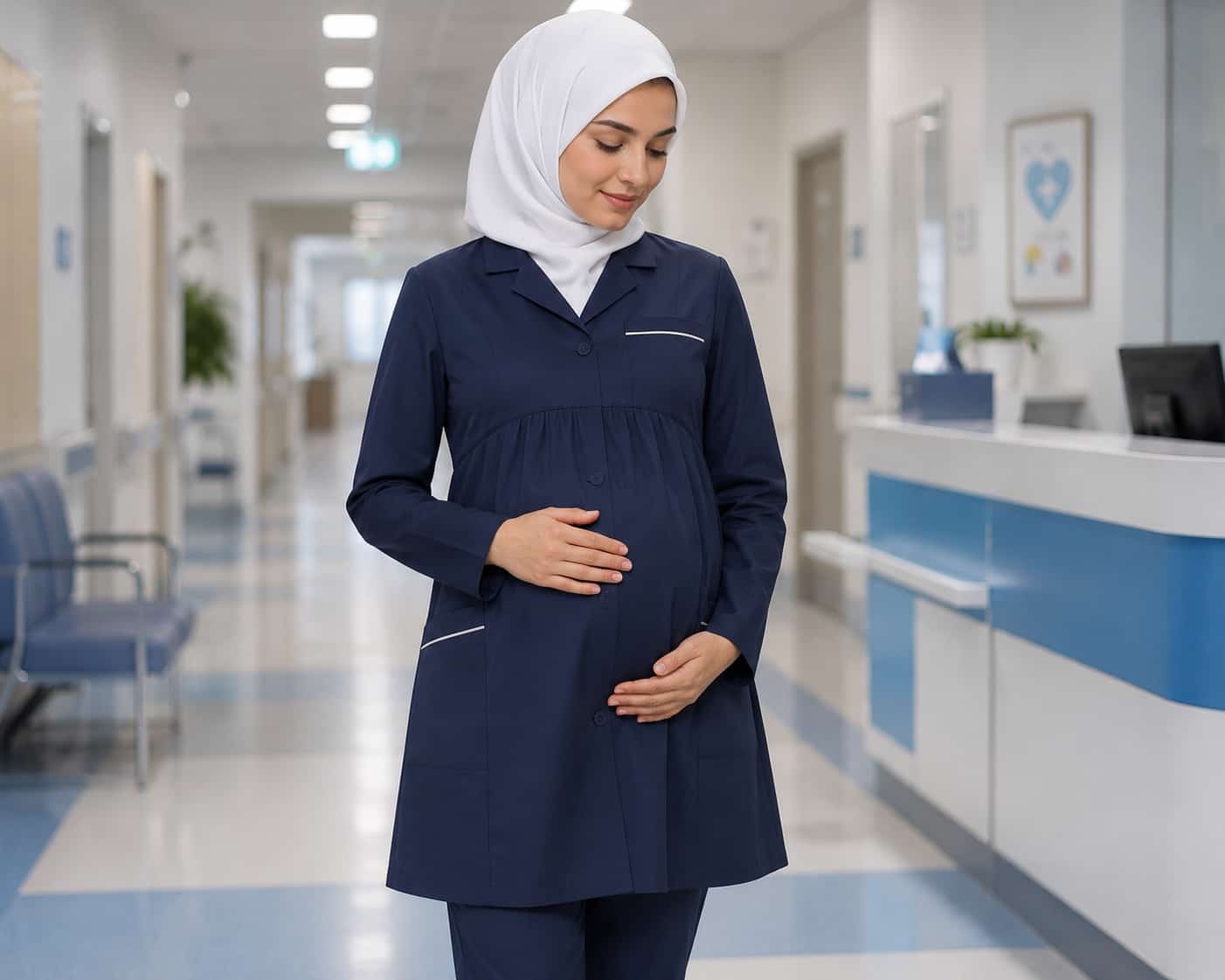 روپوش پزشکی حاملگی ویژه پزشکان باردار