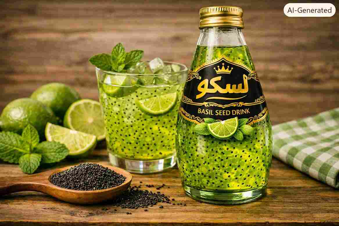 نوشیدنی تخم شربتی لسکو با ترکیب ویژه برای مصرف روزانه