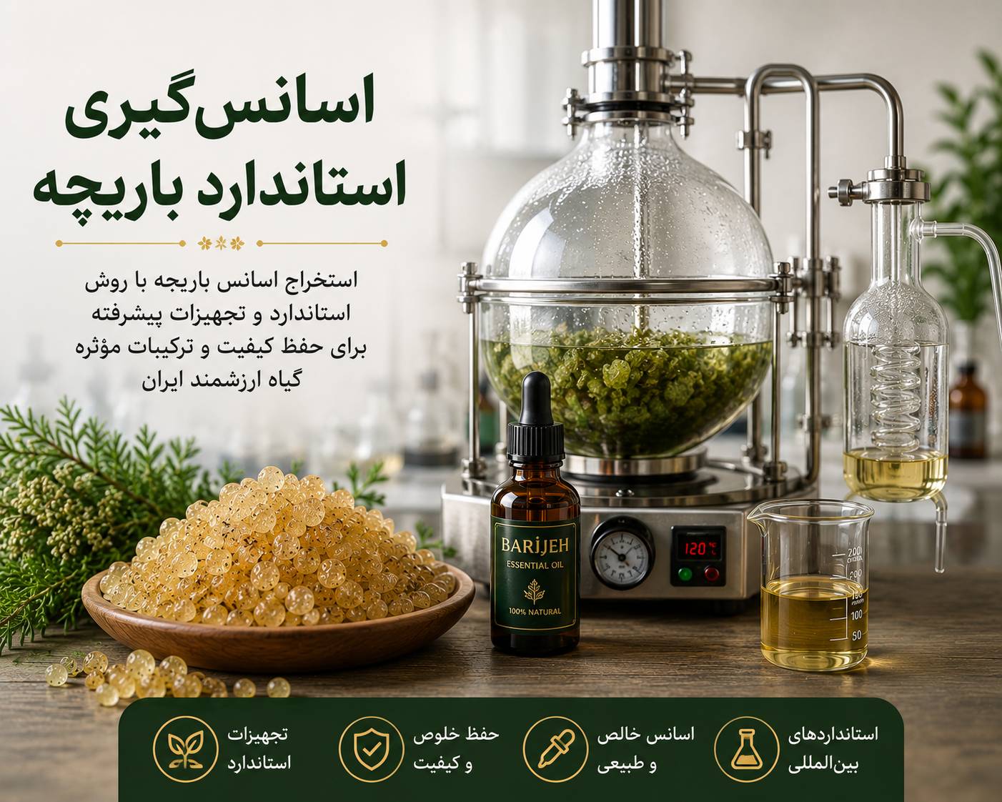 توسعه تجارت اسانس باریجه
