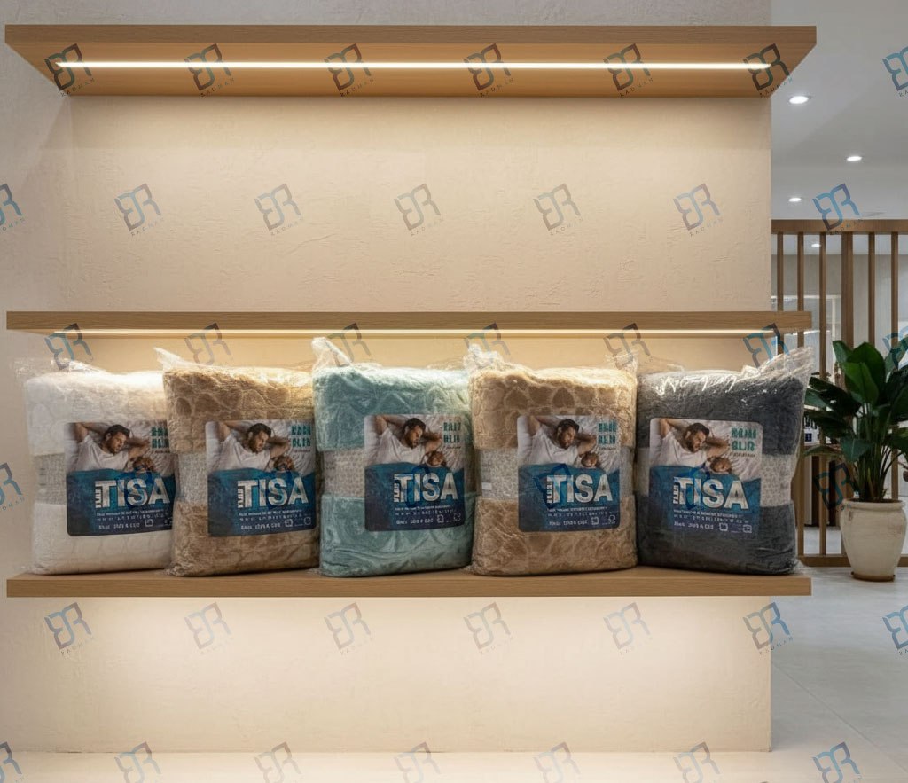 تصویر 1 از خرید عمده پتو مسافرتی تیسا گل برجسته + قیمت پتو تیسا یک نفره فروش مستقیم و صادراتی
