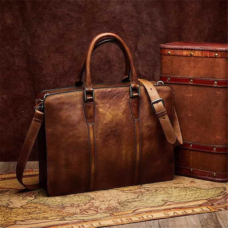 کیف چرم اداری اصل با چرم طبیعی و کیفیت برتر