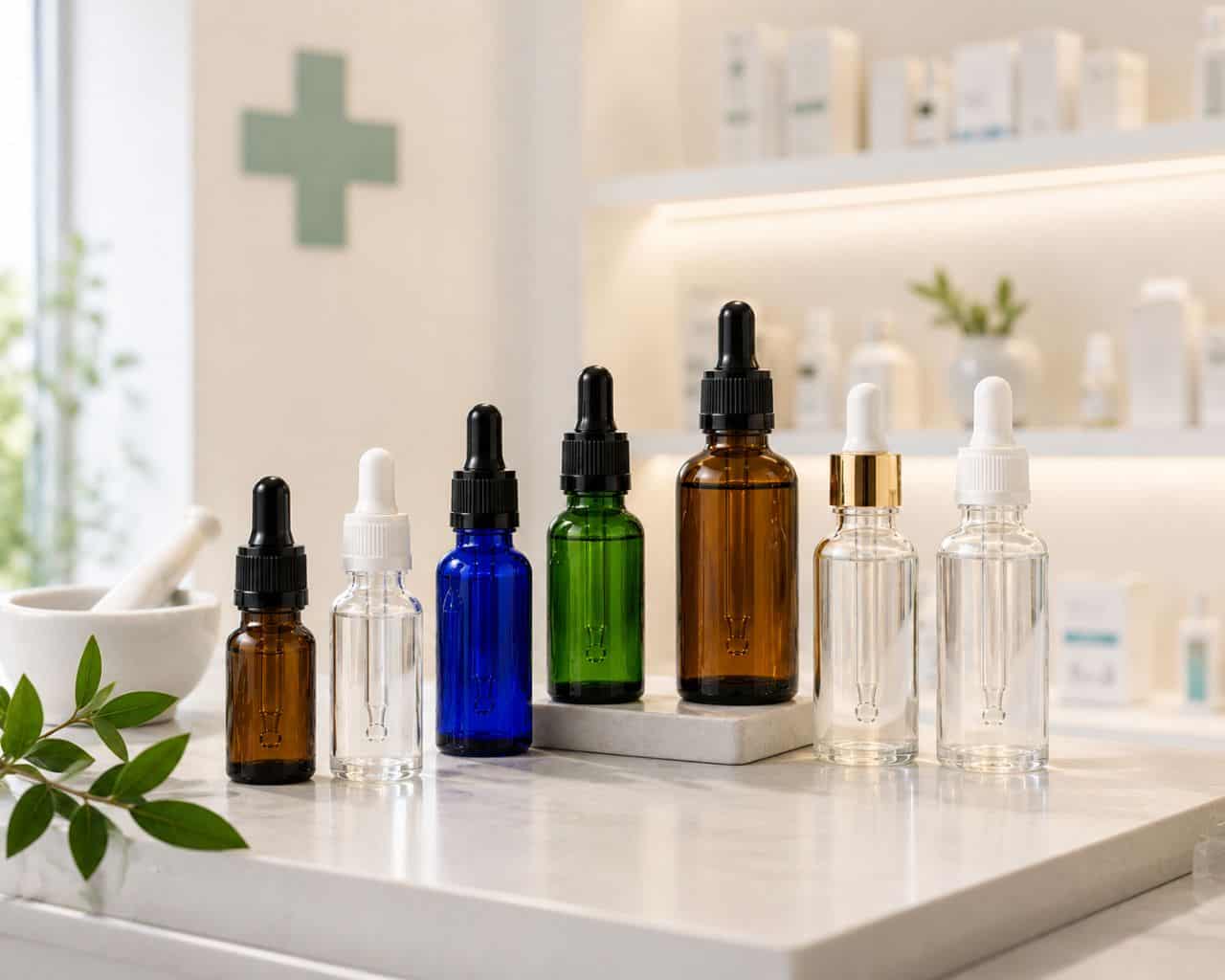 تصویر 1 از بطری قطره چکان روغن انتخاب مطمئن برای بسته بندی حرفه ای