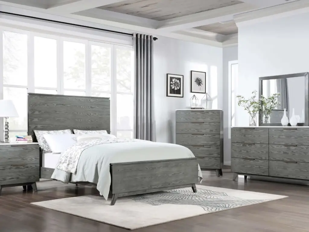 سرویس خواب طوسی با کیفیت بالا و ظاهر ماندگار