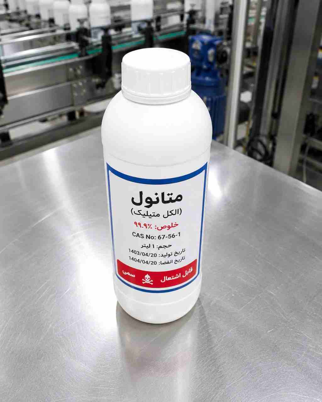 الکل طبی یک لیتری مناسب پاکسازی سطوح پرتماس