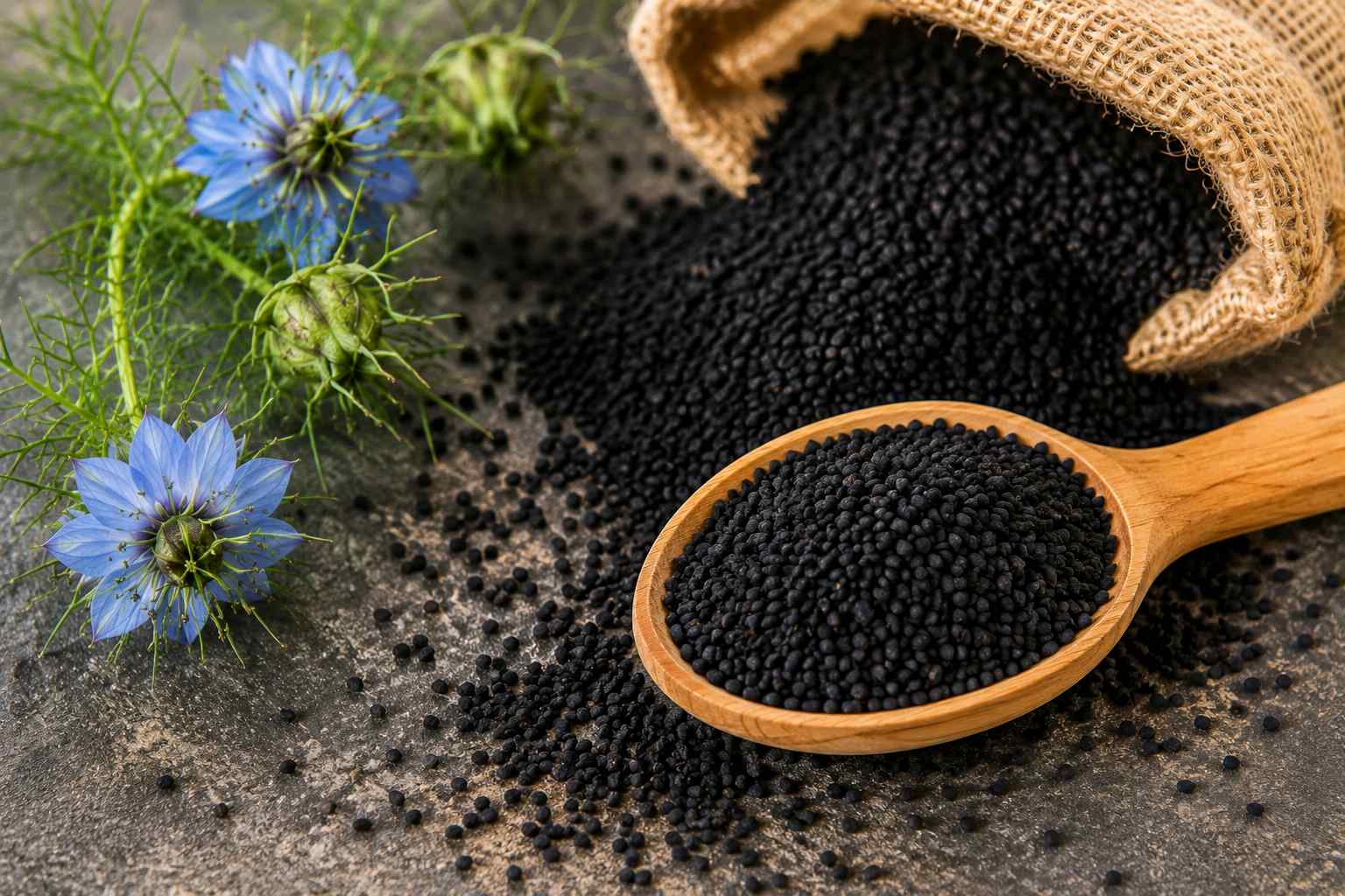 صادرات عمده سیاهدانه ایرانی با کیفیت عالی | خرید و فروش سیاهدانه درجه یک برای بازارهای جهانی
