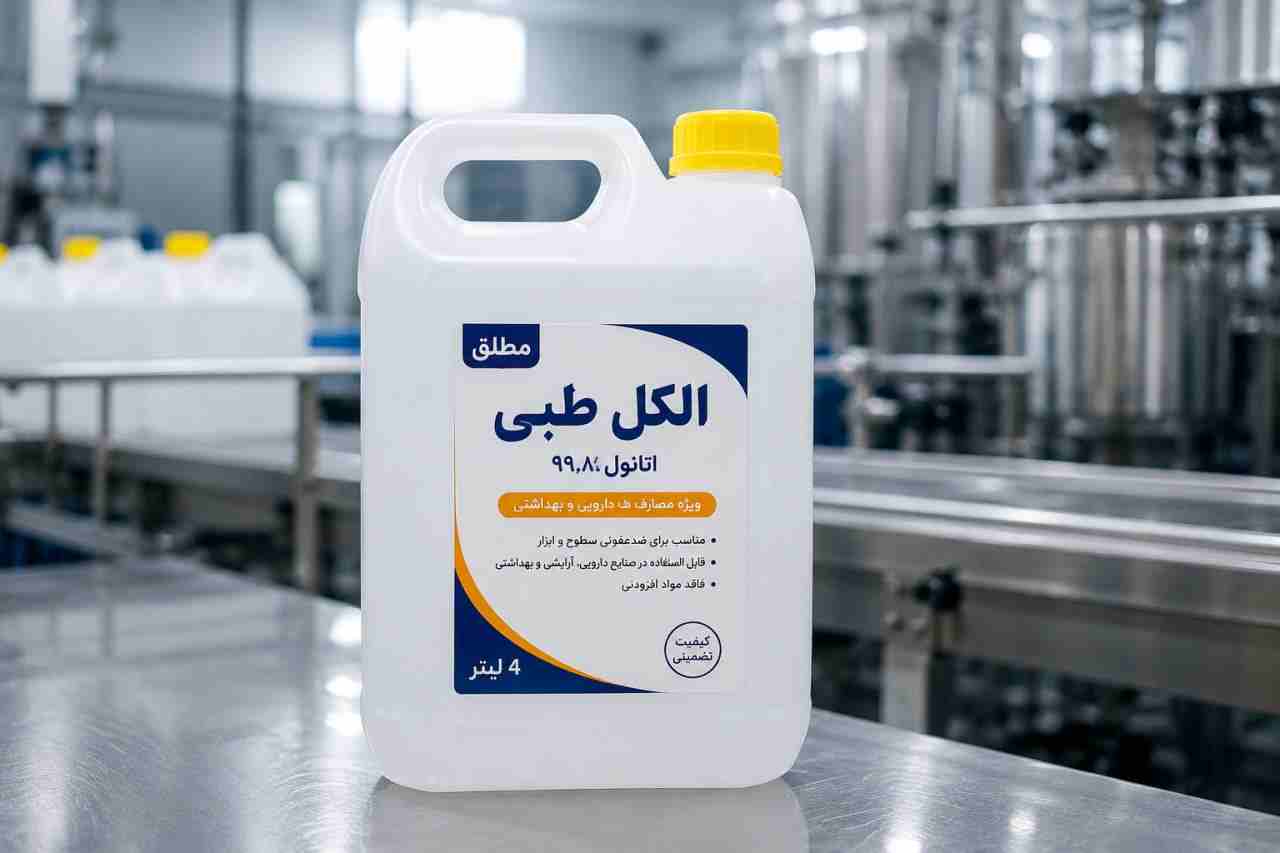 الکل طبی مطلق یک لیتری الکل همه‌ کاره