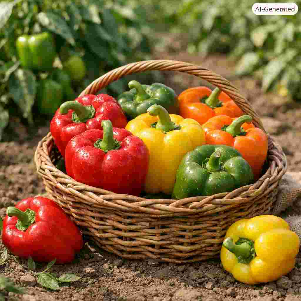 تصویر 1 از قیمت روز فلفل دلمه ای عمده