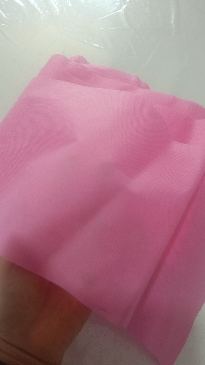 تصویر 1 از فروش طاقه ای اسپان باند 38 گرمی آبی نفتی و صورتی بافتینه