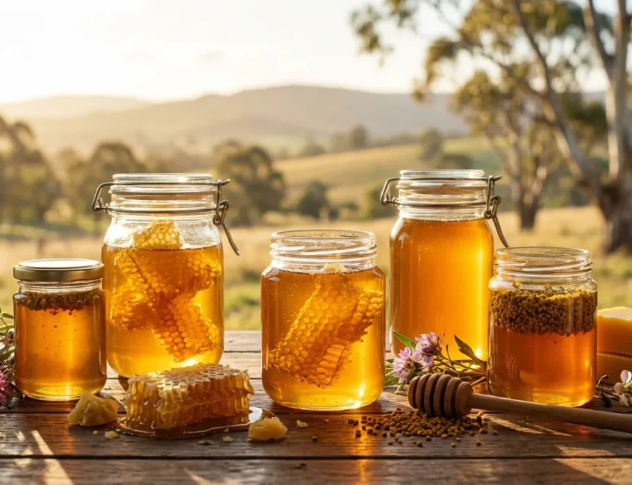 عسل چهل گیاه عمده با عطر ناب گیاهان متنوع