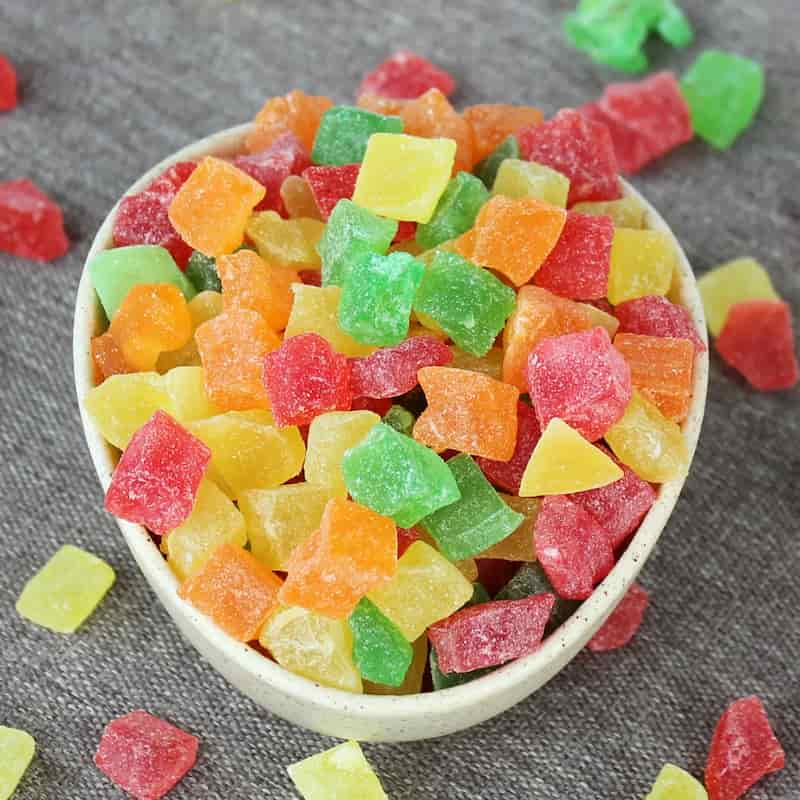 میوه خشک حبه ای عمده با برش های کوچک و یکدست