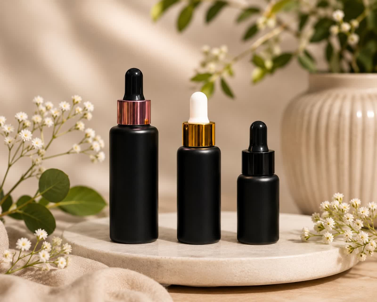 بطری قطره چکان دارویی در سایزهای ۲۰، ۳۰، ۵۰ و ۶۰ سی‌سی؛ انتخابی متناسب با هر نیاز