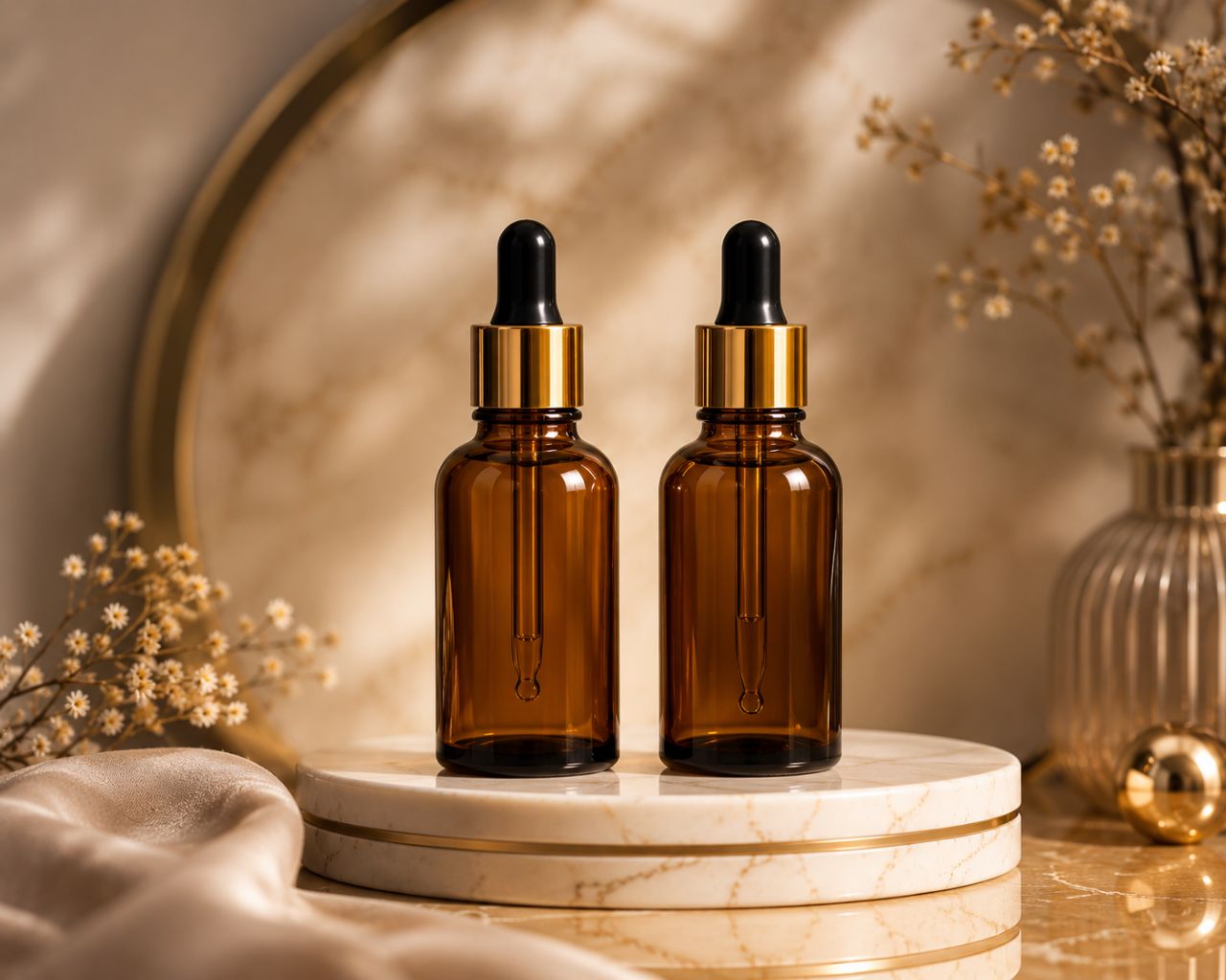 بطری قطره چکان دارویی شیشه‌ای؛ اصالت شفافیت،🌷