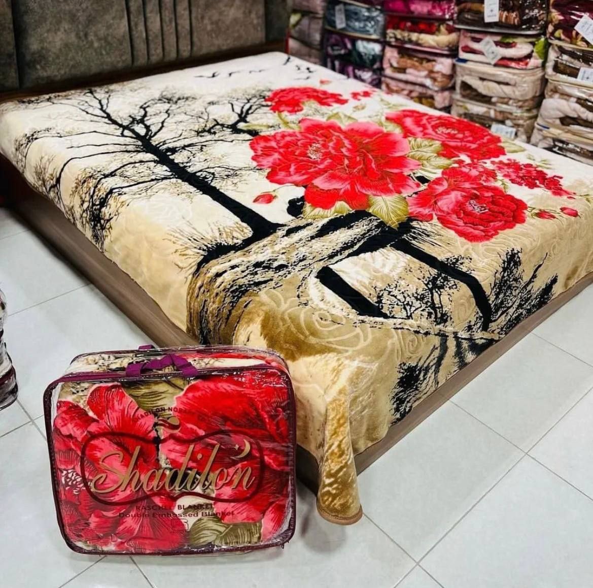 خرید عمده و کف بازار پتو شادیلون دو نفره