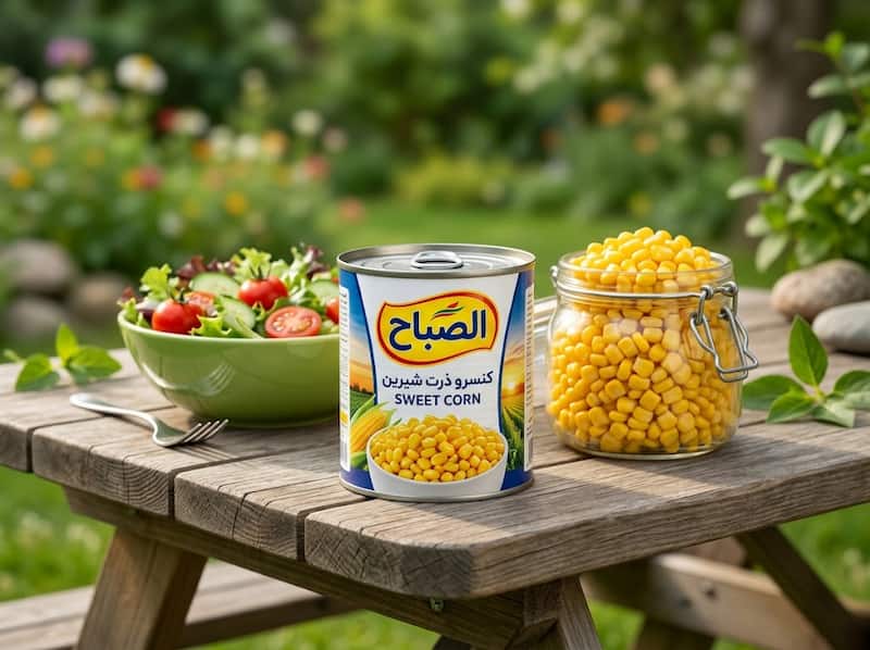 کنسرو ذرت الصباح مناسب تهیه غذا و سالاد