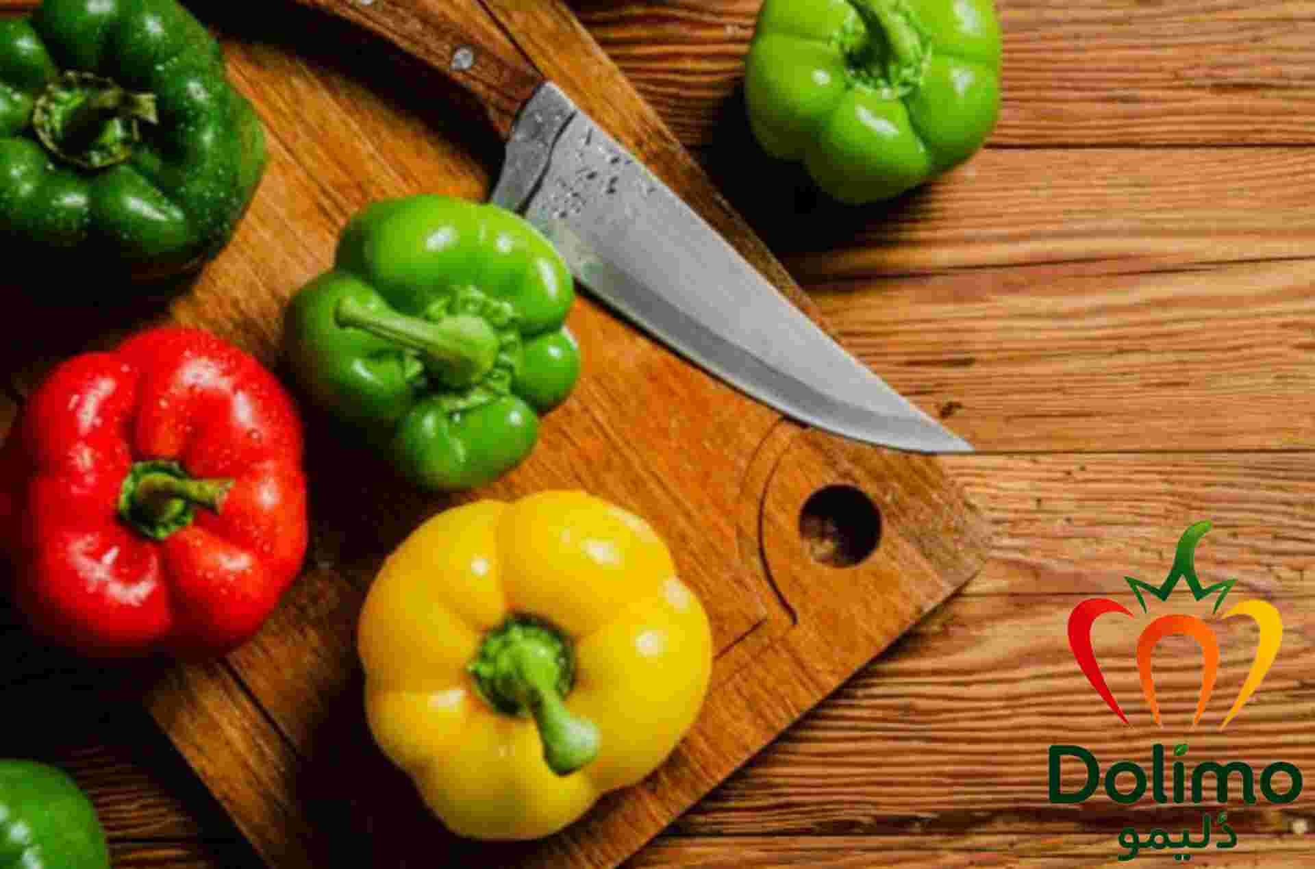 فلفل دلمه رنگی تازه و خوش رنگ مناسب تهیه سالاد