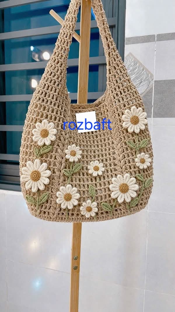 کیف دوشی طرح رزبافت