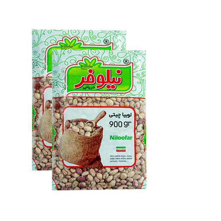 قیمت خرید لوبیا چیتی نیلوفر + فروش ویژه
