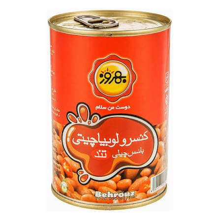 قیمت کنسرو لوبیا چیتی بهروز + خرید باور نکردنی