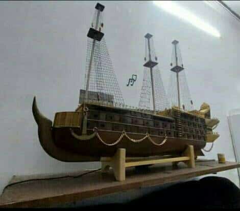 ماکت کشتی تاریخی اروپایی