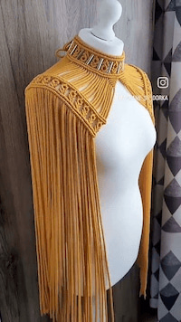 تصویر 2 از سرشانه مکرومه بافی خاص