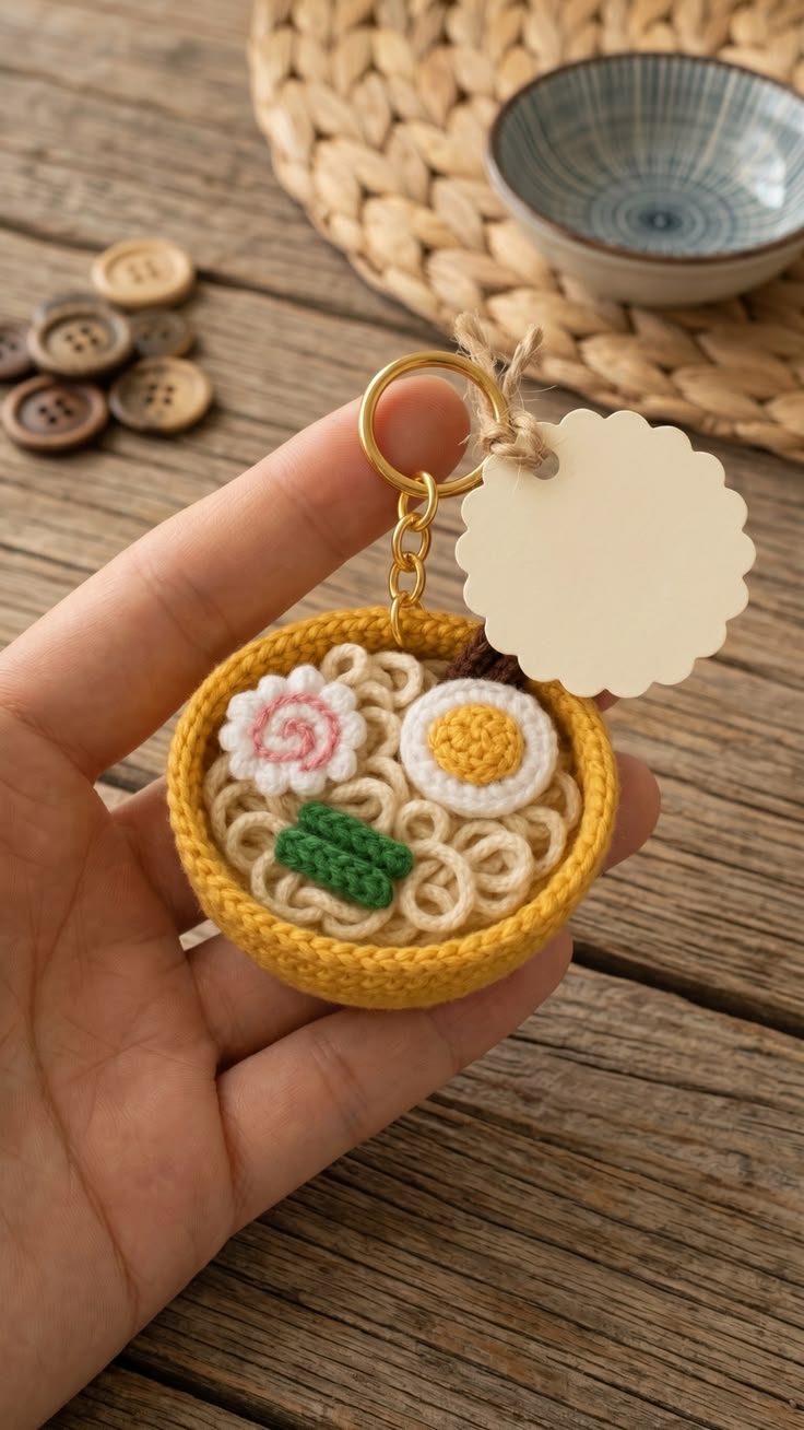 جاکلیدی بافتنی طرح نودل