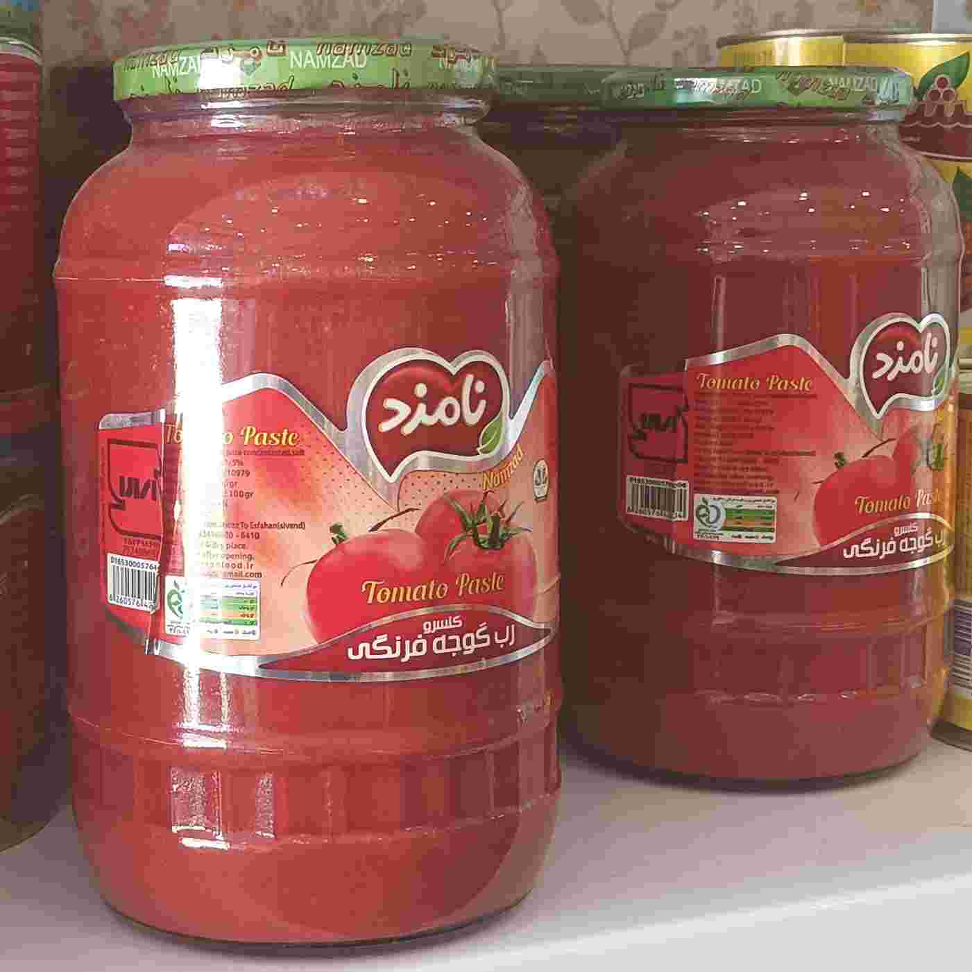 تصویر 5 از خرید و فروش کنسرو رب گوجه فرنگی شیشه ۱۶۰۰ گرمی + قیمت کارخانه