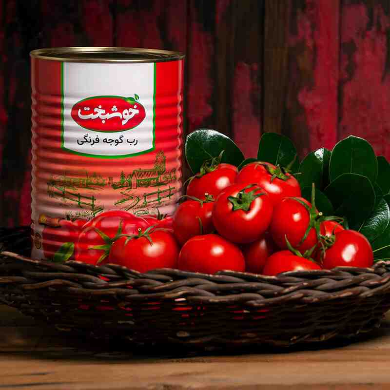 تصویر 1 از خرید کنسرو رب گوجه فرنگی شیشه ۱۶۰۰ گرمی + قیمت کارخانه و فروش عمده