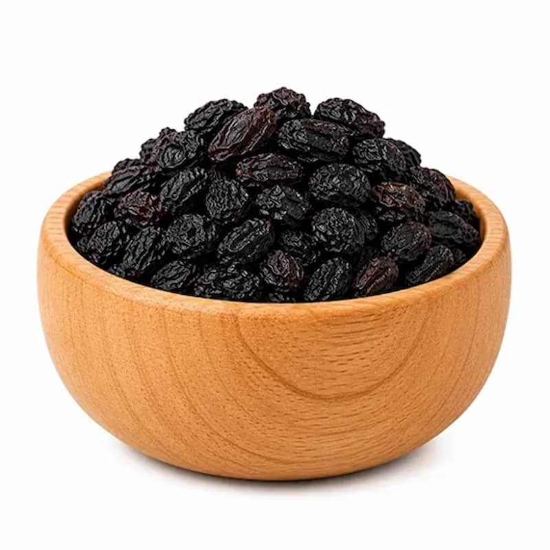 کشمش پلویی سیاه خوش طعم و اصیل با کیفیت طبیعی