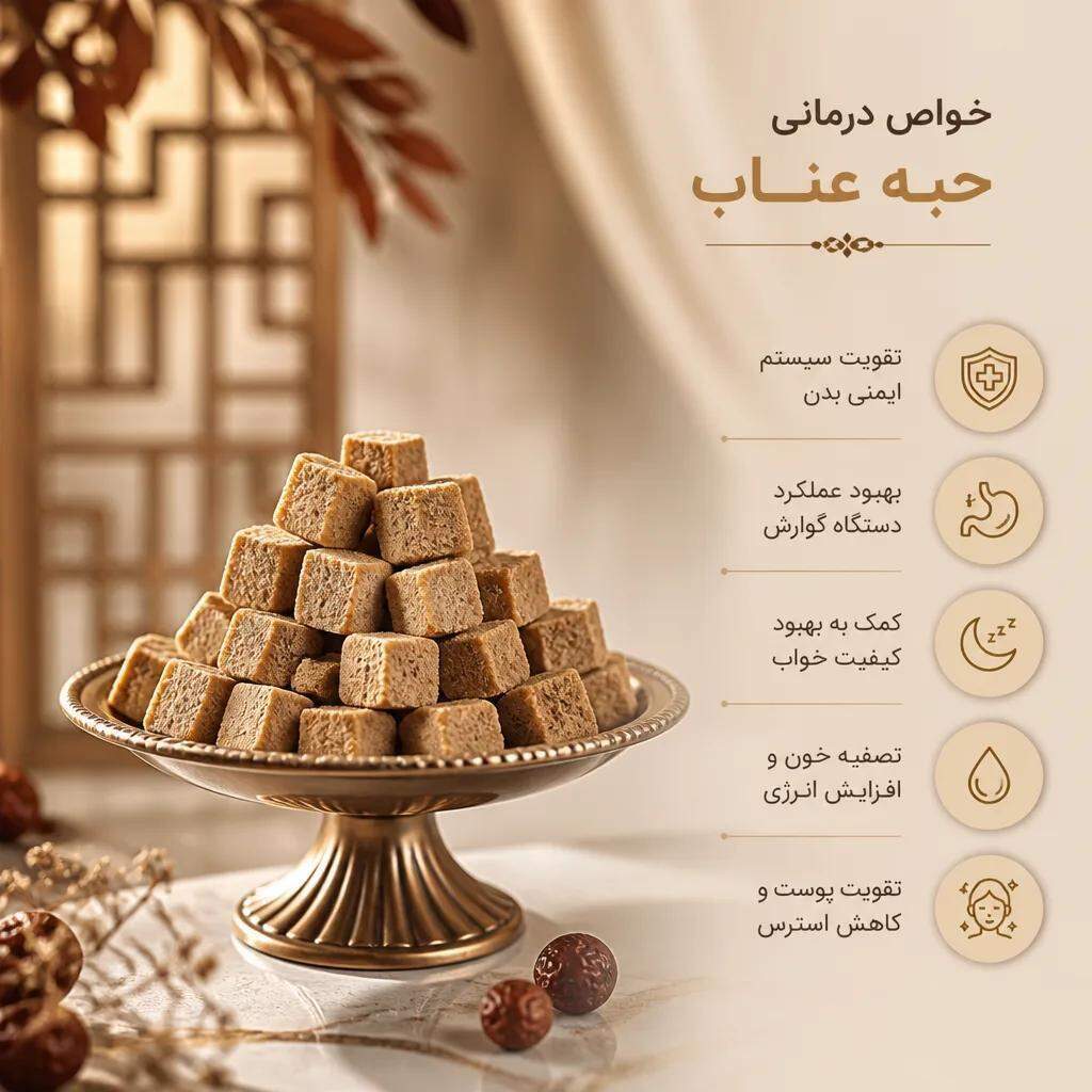 قیمت و خواص درمانی حبه عناب طبیعی