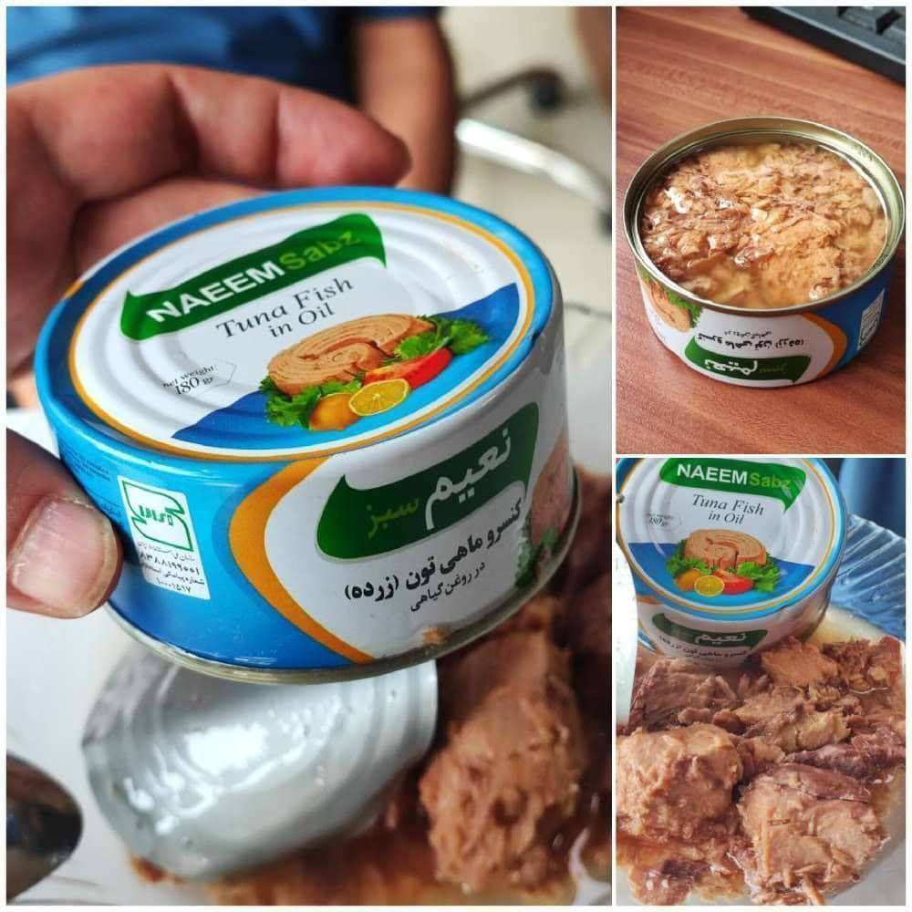 فروش عمده کنسرو ماهی نعیم سبز
