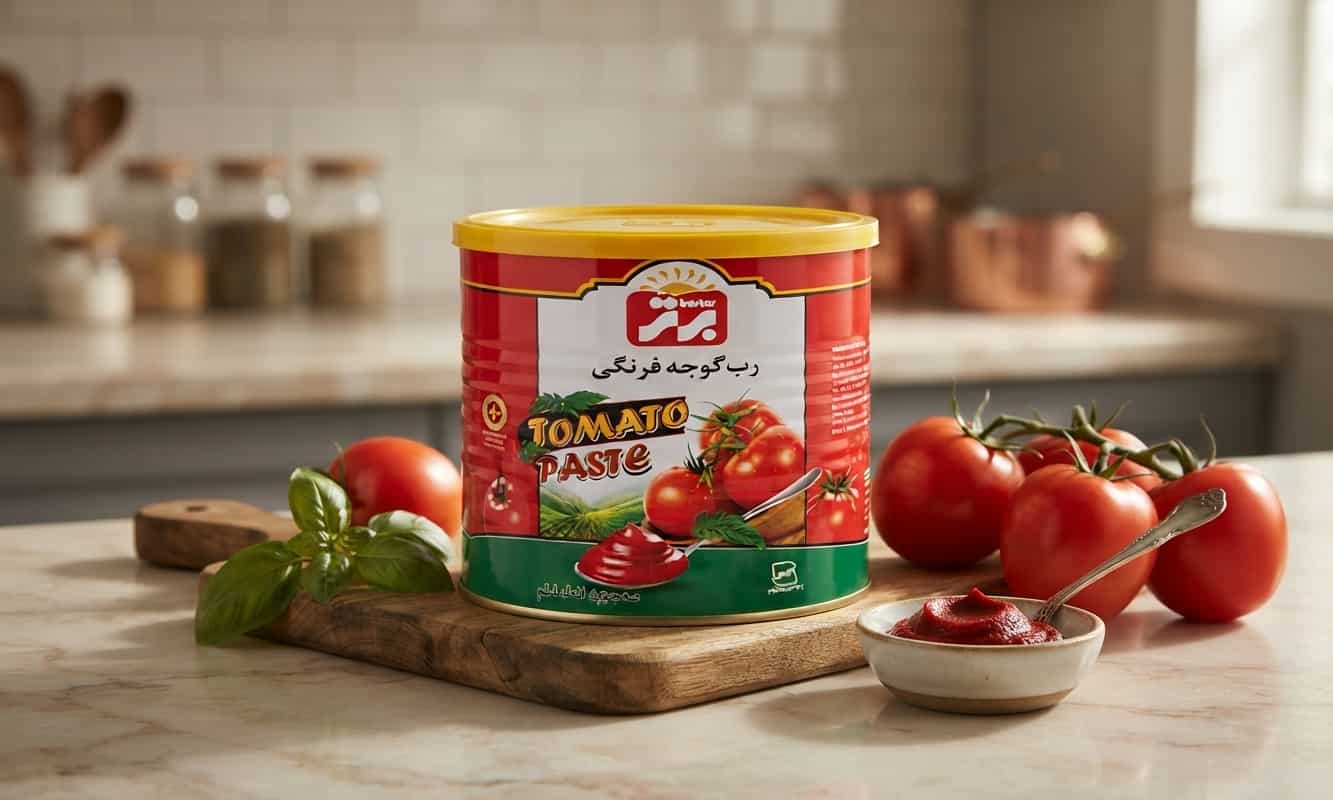 رب گوجه فرنگی برتر با رنگ طبیعی و غلظت مناسب