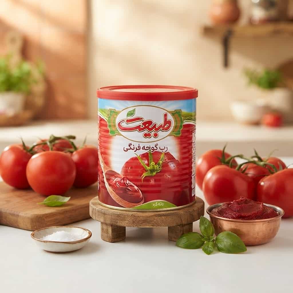 رب گوجه فرنگی طبیعت آسان بازشو ۸۰۰ گرمی با مصرف راحت