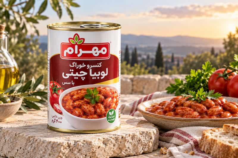 کنسرو لوبیا