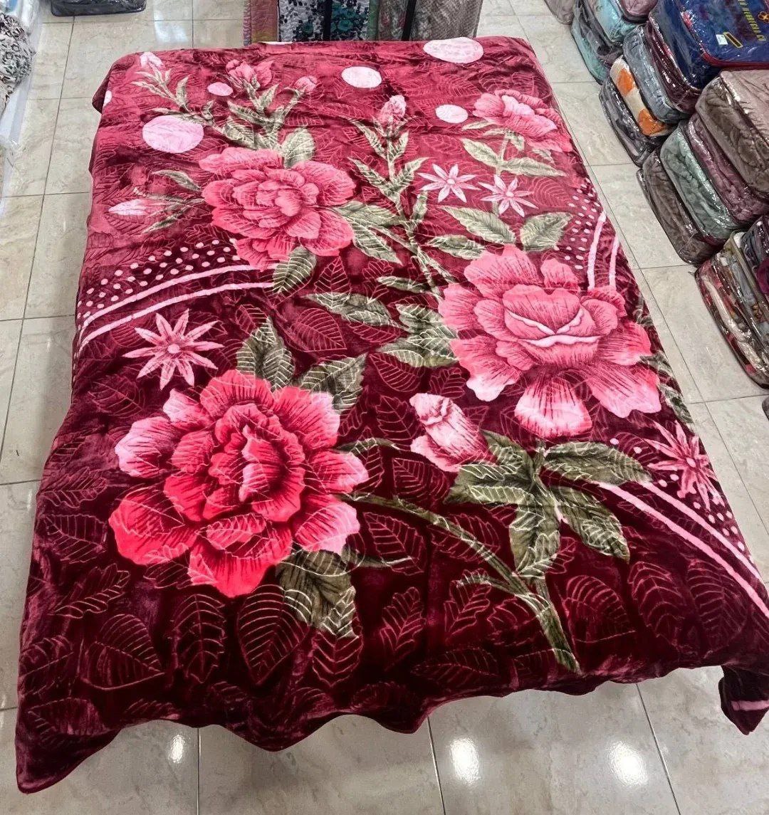 فروش عمده و تامین مستقیم پتو الماس گلدار دو نفره