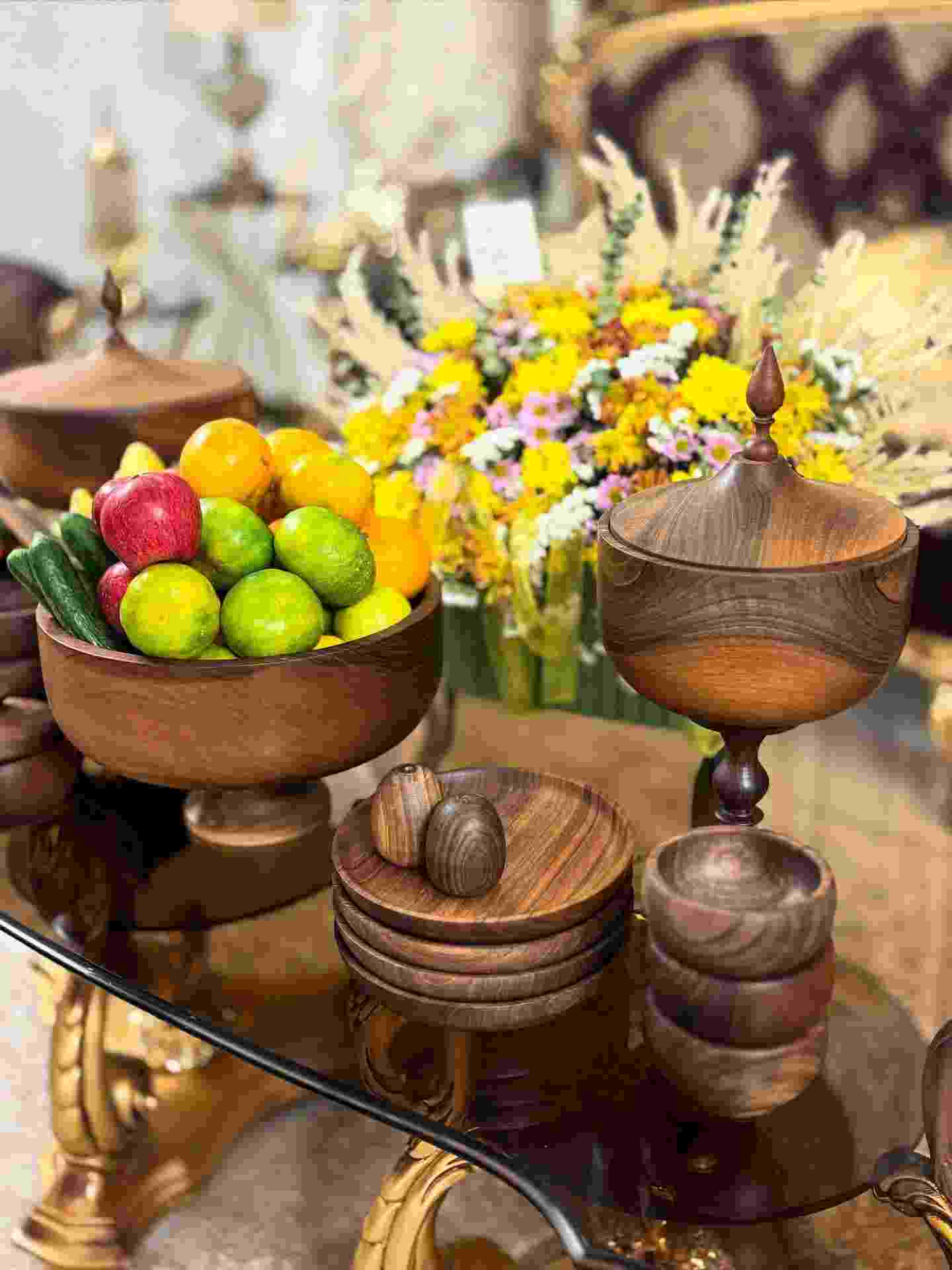 سرویس پذیرایی چوبی با کیفیت