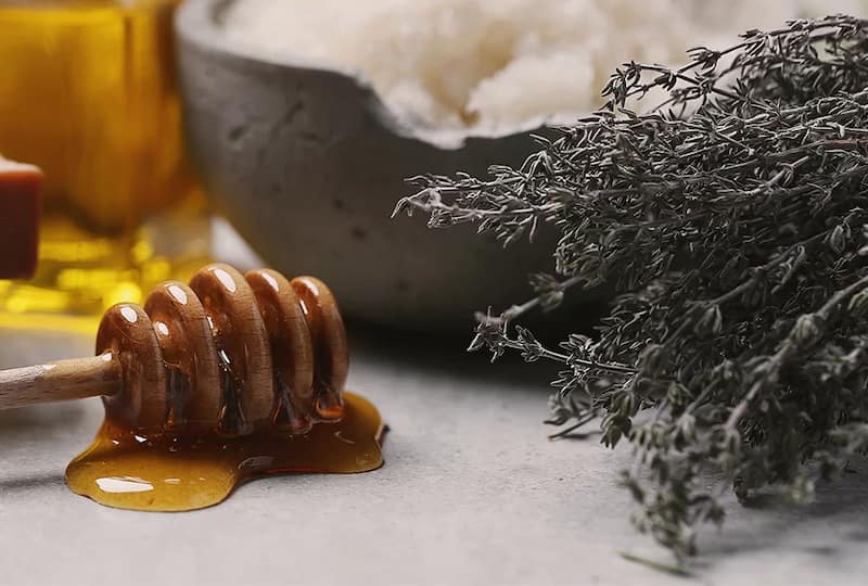 عسل آویشن طبیعی مرغوب برای توزیع در بازار غذایی