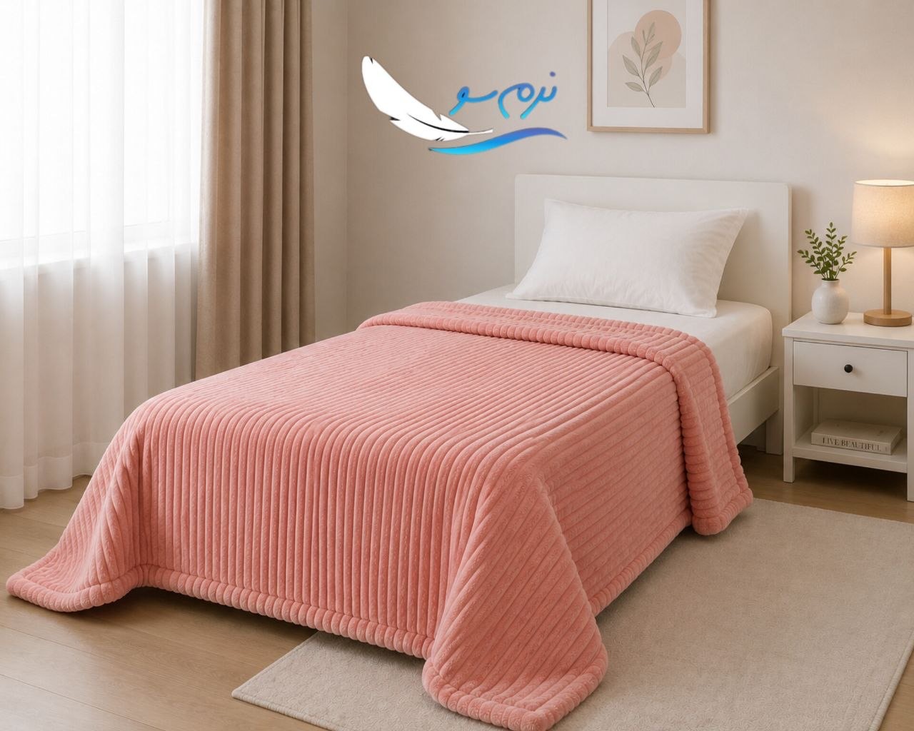 خرید عمده و کف قیمت پتو مسافرتی کاترین یک‌ نفره