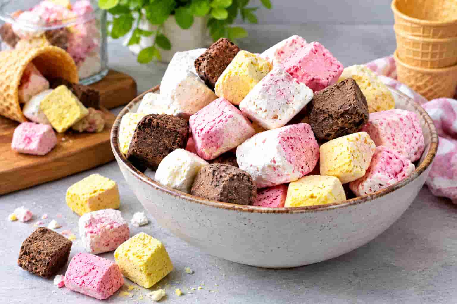 بستنی خشک تبریز انتخابی مناسب برای بازار تنقلات
