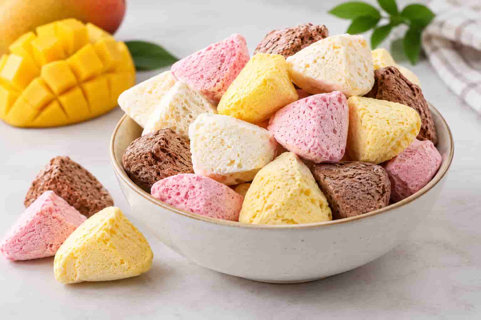 بستنی خشک رژیمی مناسب میان وعده و پذیرایی