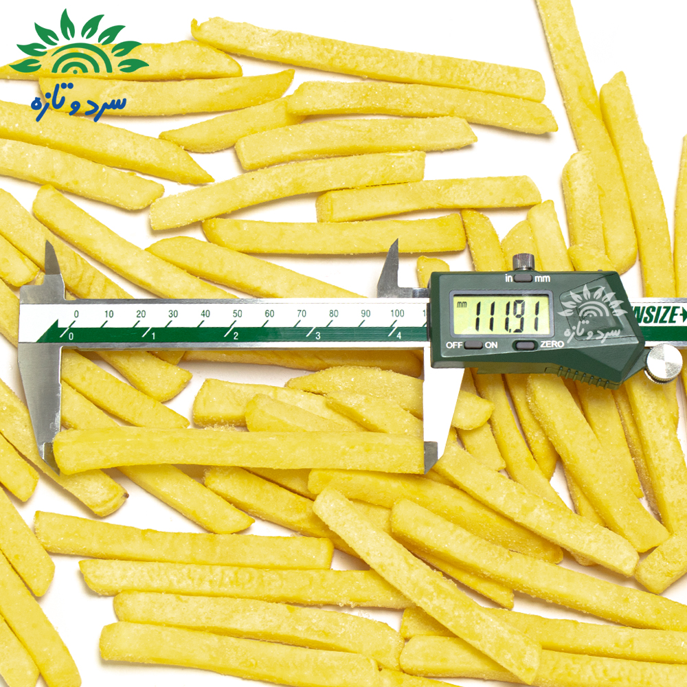 قیمت سیب زمینی نیمه آماده خلالی10*10 + فروش عمده بدون واسطه